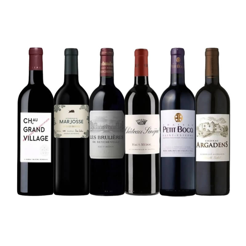 Bordeaux Red Mixed Case x6