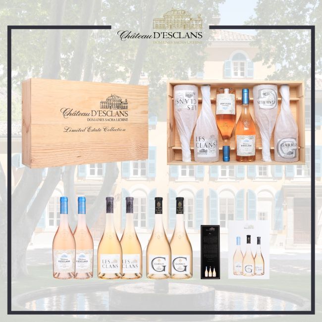 Chateau d'Esclans Provence Rose Gift Set 6x75cl 2019